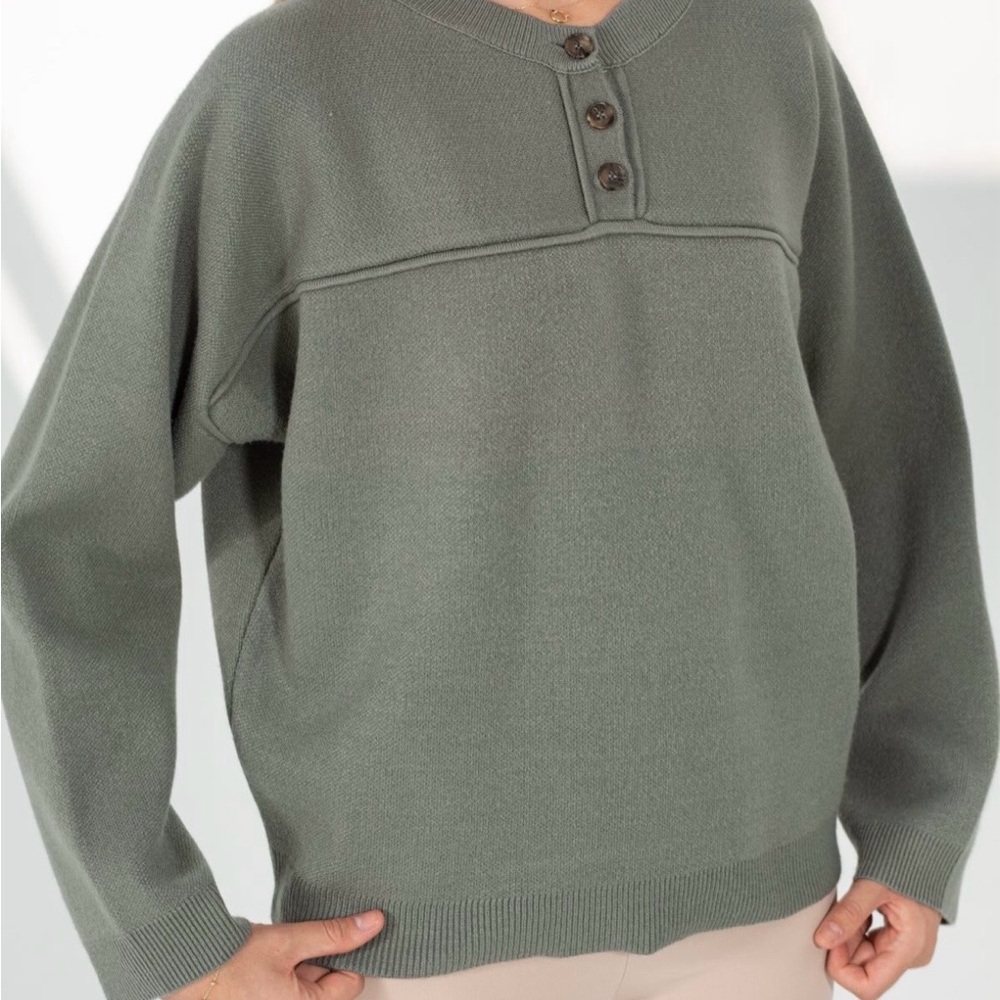 Zara Women's Sweater Olive Green